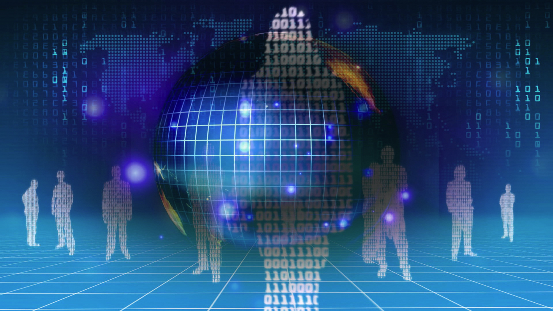 Conceptual image of global network - Star Magic Healing