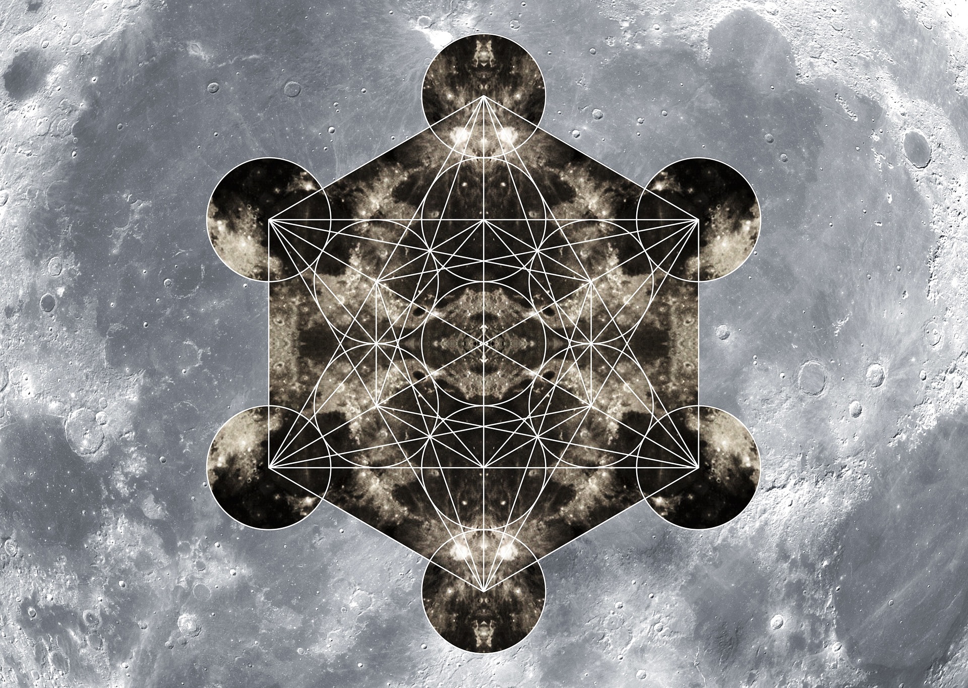 Geometric pattern of Metatron's Cube - Star Magic Healing