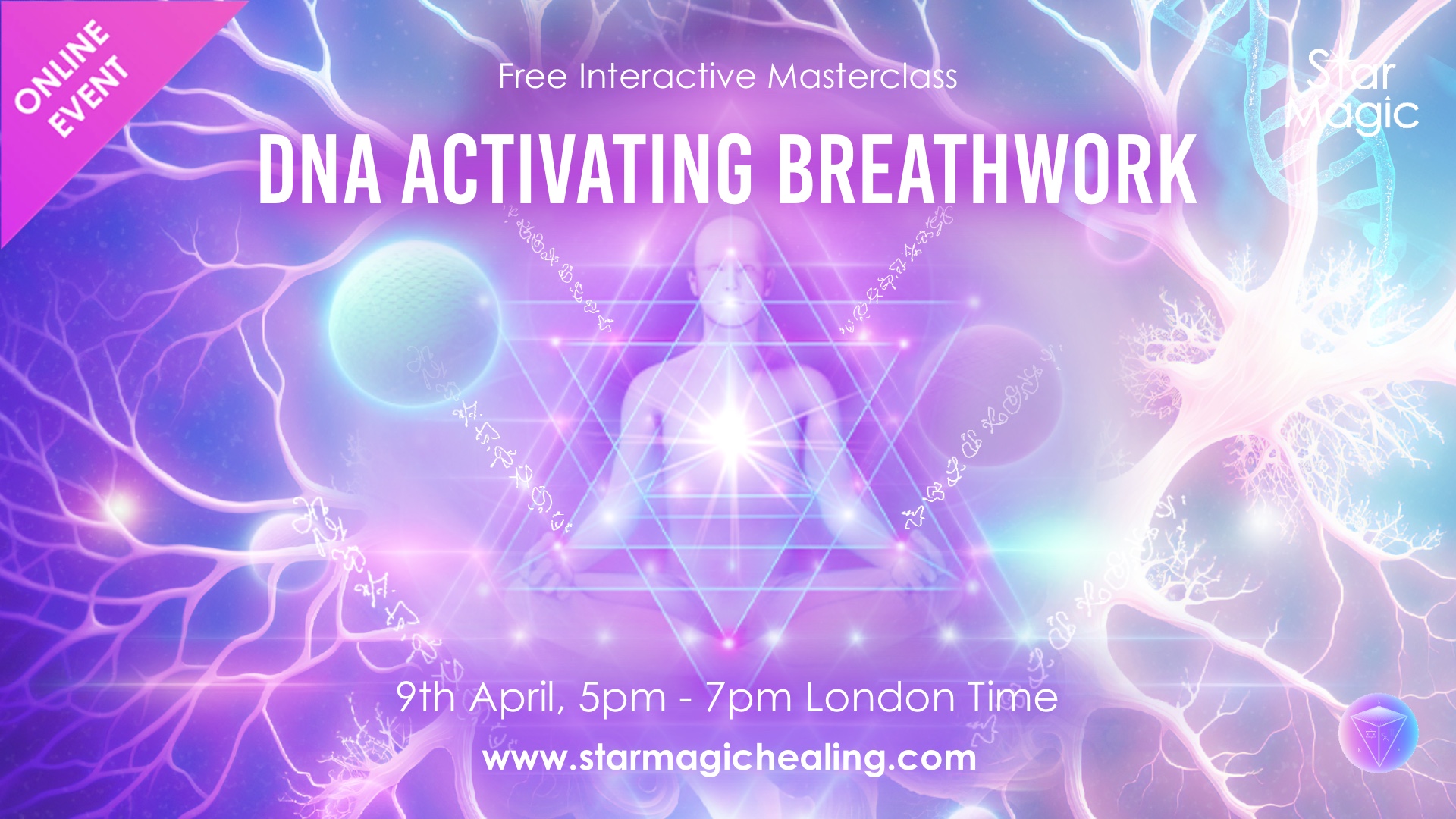 DNA Activating Breathwork, Interactive, 9th April 2023, Online