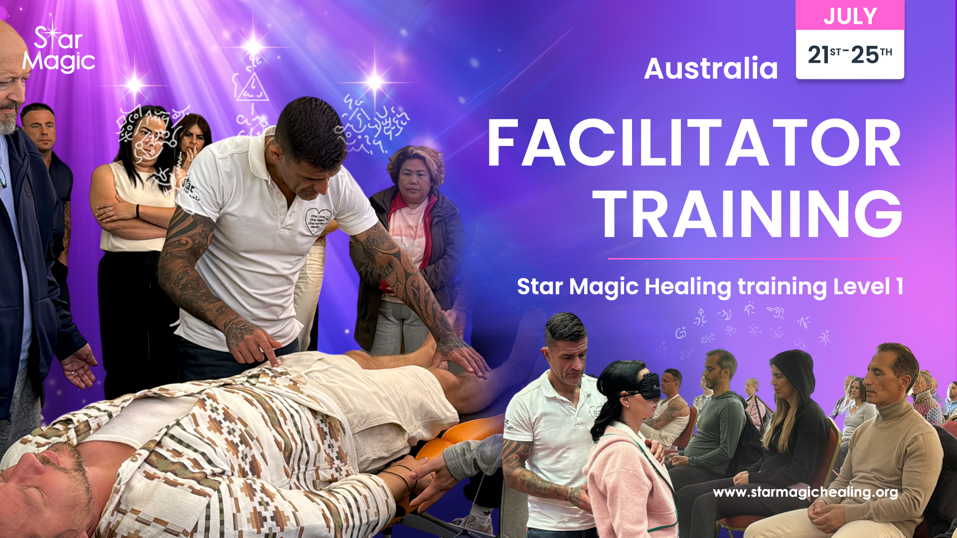 Star Magic Facilitator Training Level 1, 21st – 25th July 2025, Australia - Star Magic Healing