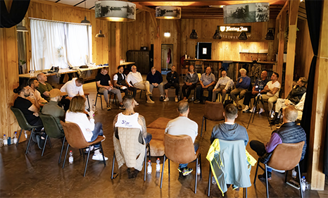 Group participating in a Star Magic Healing session with Jerry Sargeant - Star Magic Healing