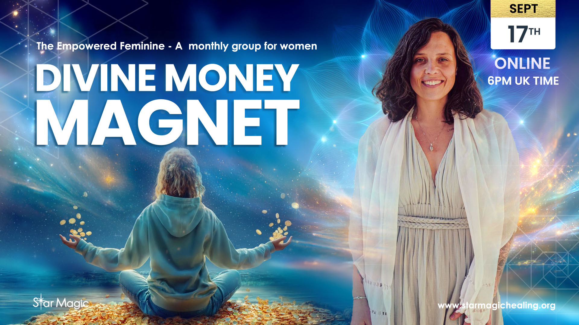Monthly Virtual Women’s Circle – Divine Money Magent, 17th September 2025