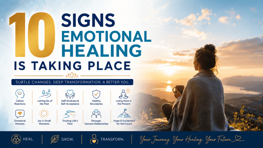 10 Signs Emotional Healing Is Taking Place