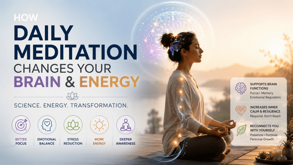 How Daily Meditation Changes Your Brain and Energy